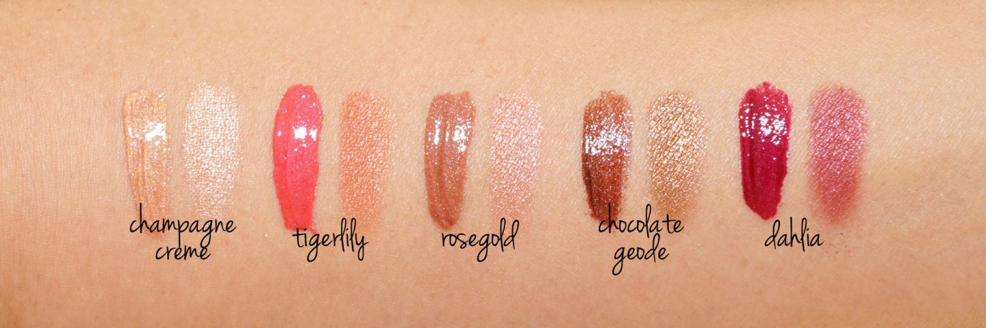 Becca Glow Lip Gloss and SSP Swatches