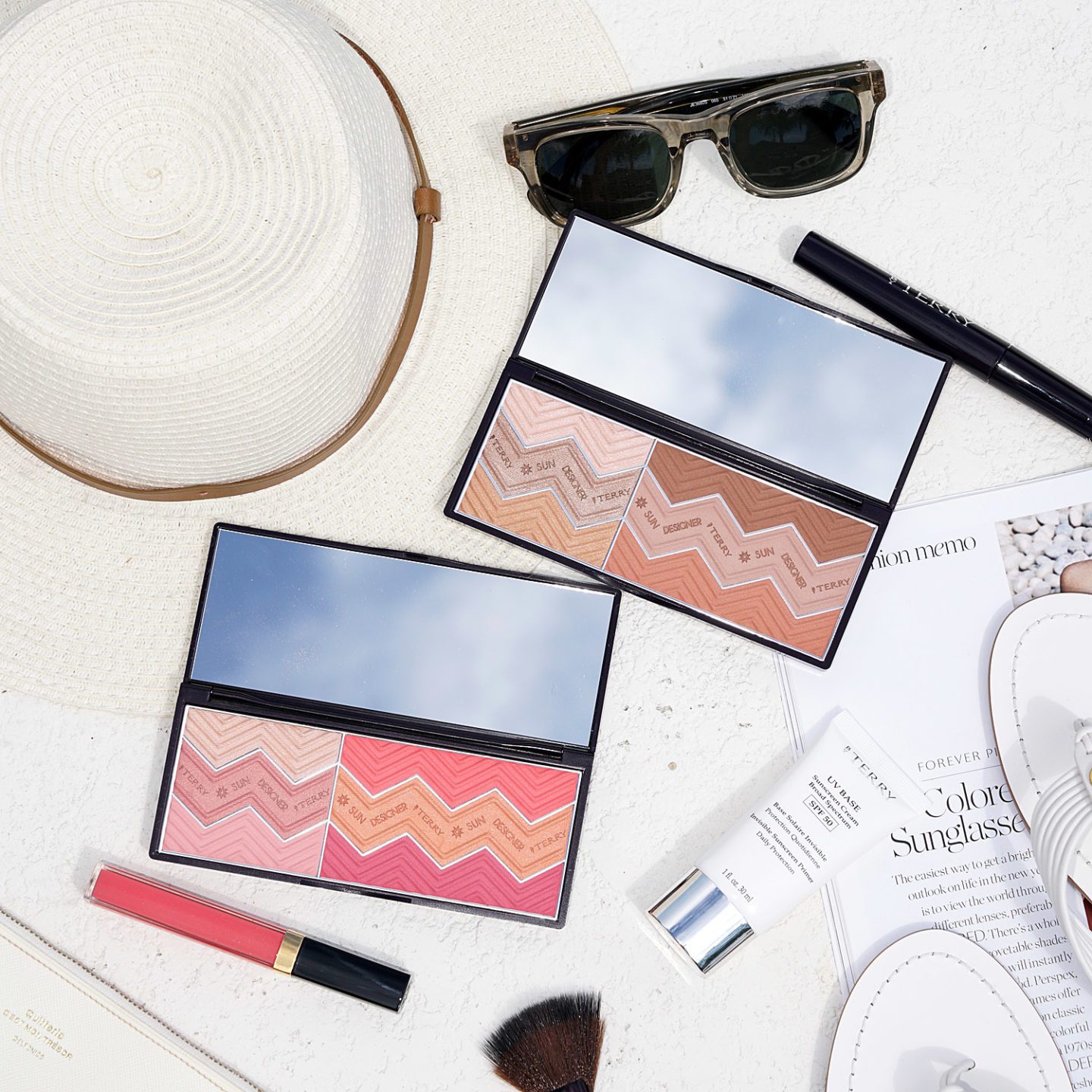 By Terry Sun Designer Palette Hippy Chic, Happy Sun and UV Base Sunscreen Cream SPF50