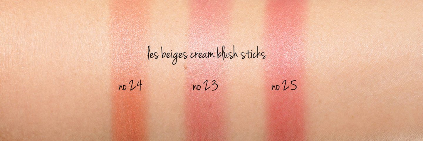 Chanel Les Beiges Healthy Glow Sheer Colour Stick No 24, 23 and 25