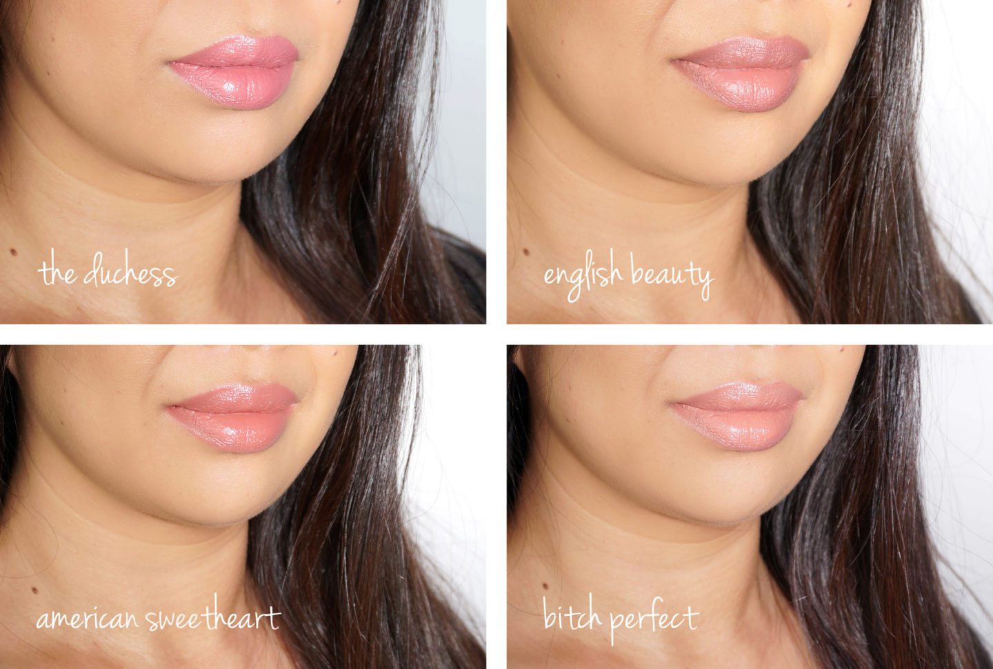 Charlotte Tilbury Online Exclusives The Duchess, English Beauty, American Sweetheart, Bitch Perfect Review + Swatches