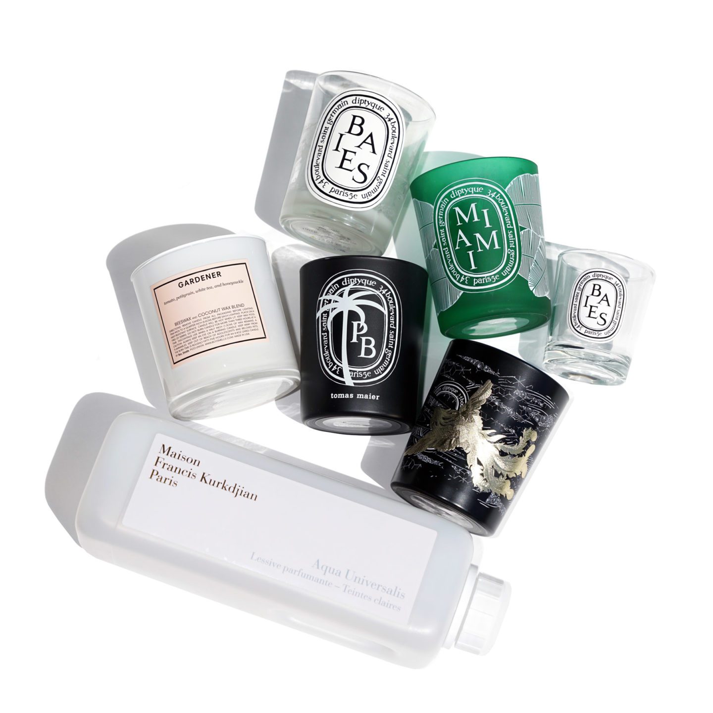 Diptyque Empties, Maison Francis Kurkdjian Detergent, Boy Smells