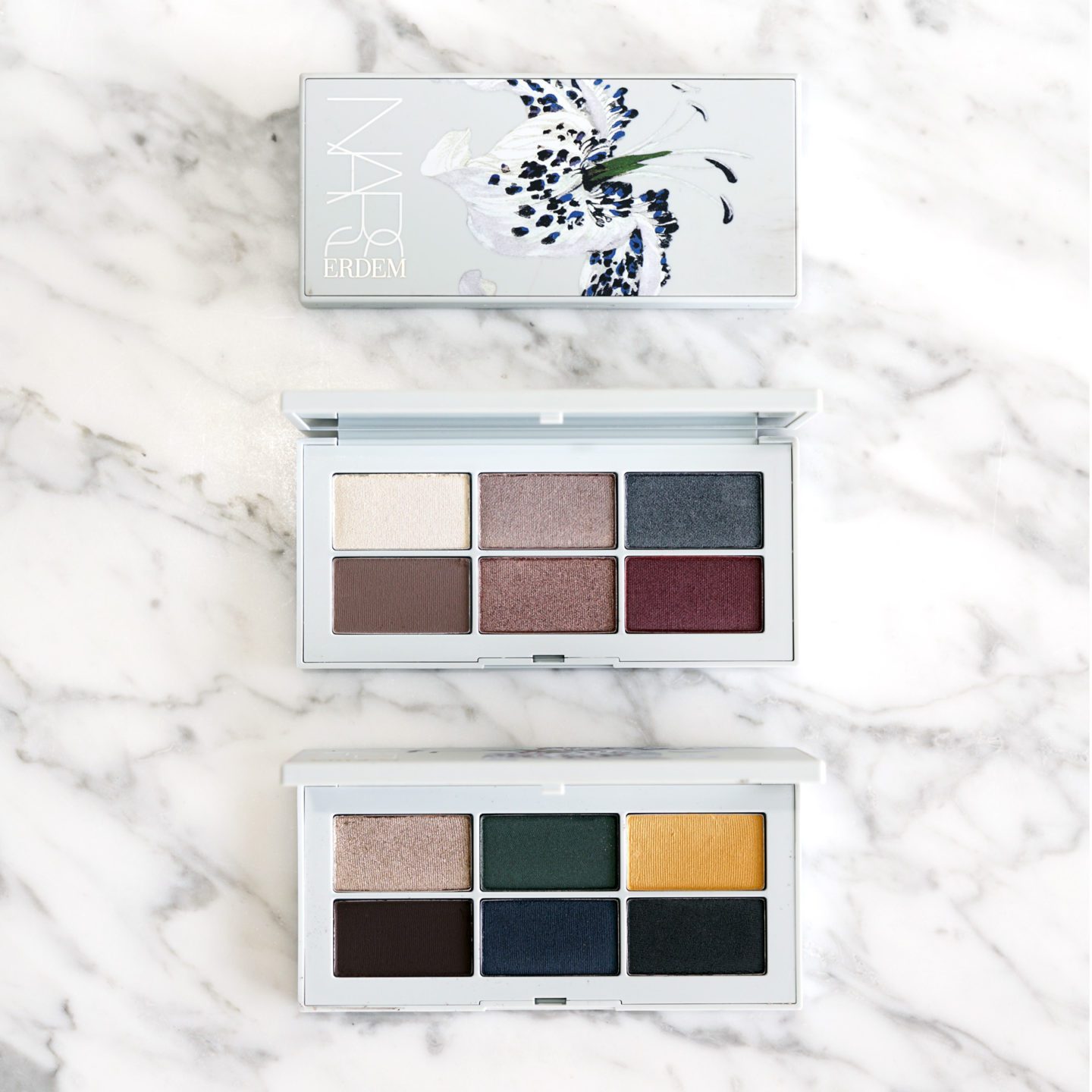 NARS x Erdem Strange Flowers Eyeshadow Palettes Fleur Fatale and Night Garden