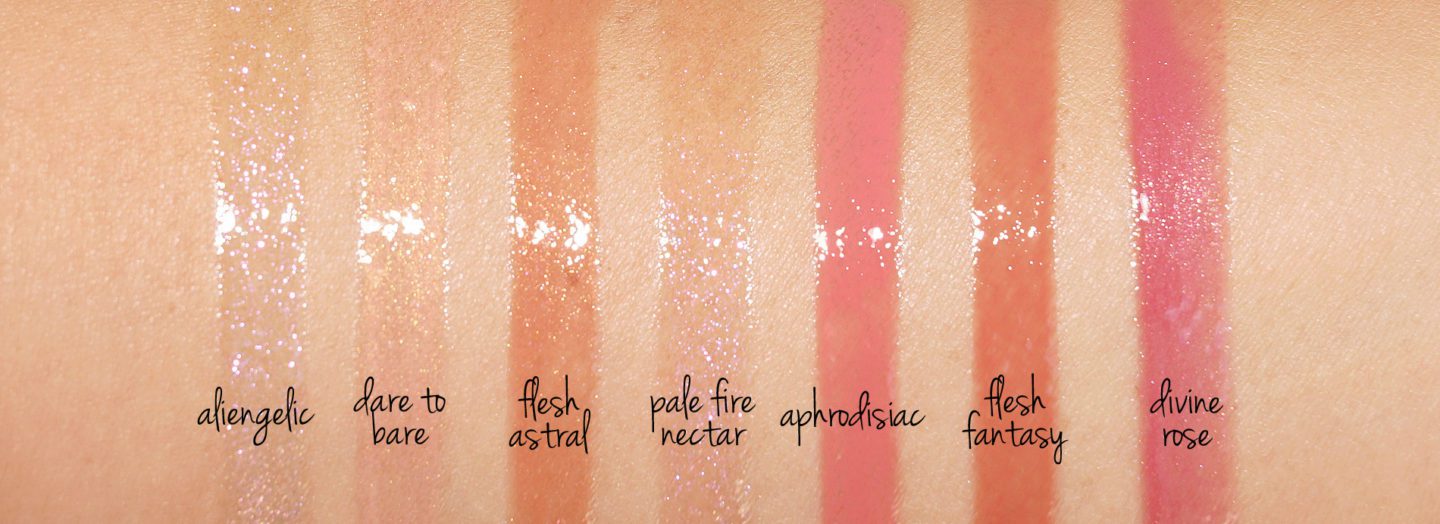 Pat McGrath Labs LUST: Gloss Swatches Neutrals