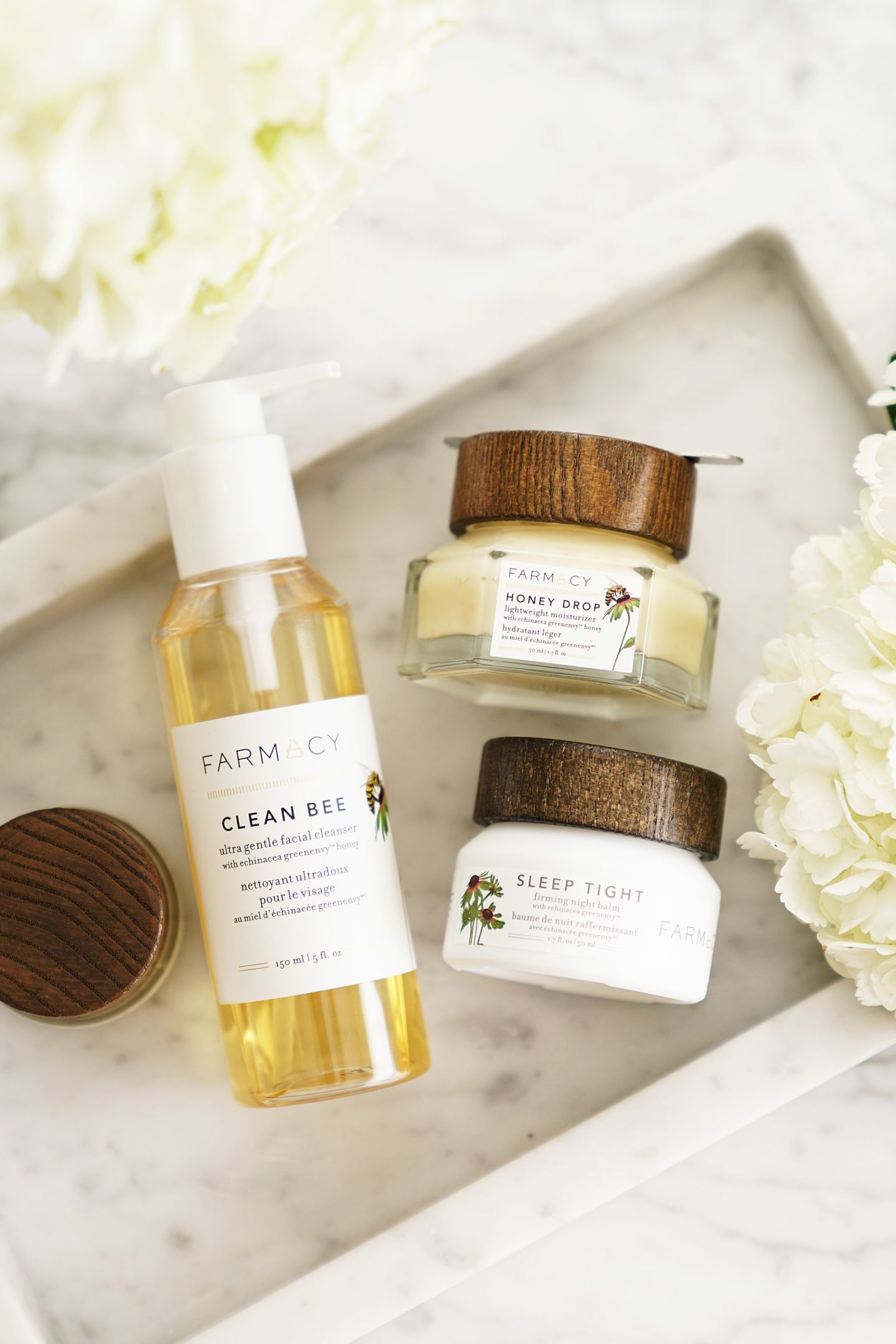 Farmacy Clean Bee, Honey Drop and Sleep Tight