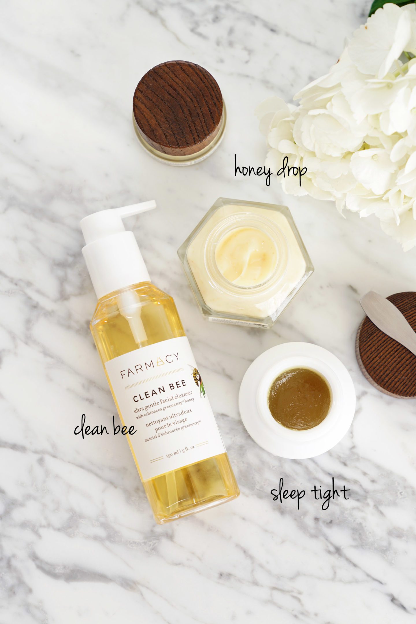 Farmacy Clean Bee, Honey Drop and Sleep Tight