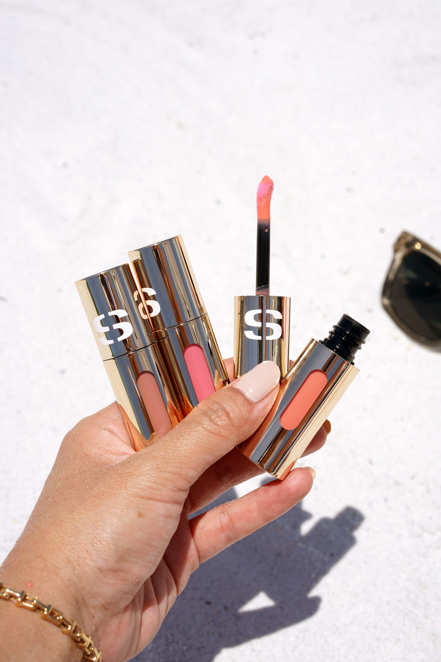 Sisley Phyto-Lip Delight Cool, Pretty and Sweet swatches