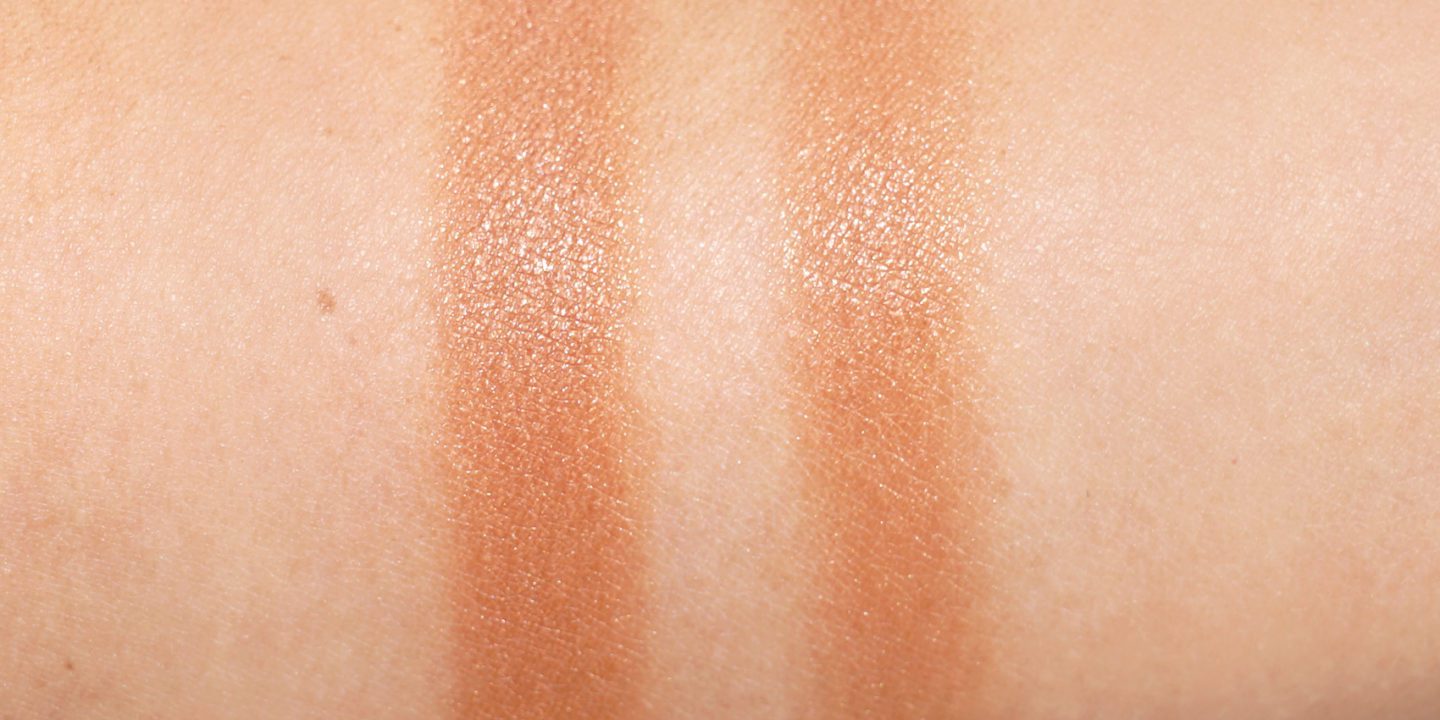 Sisley Phyto-Touche Sun Glow Bronzing Gel Powder swatches