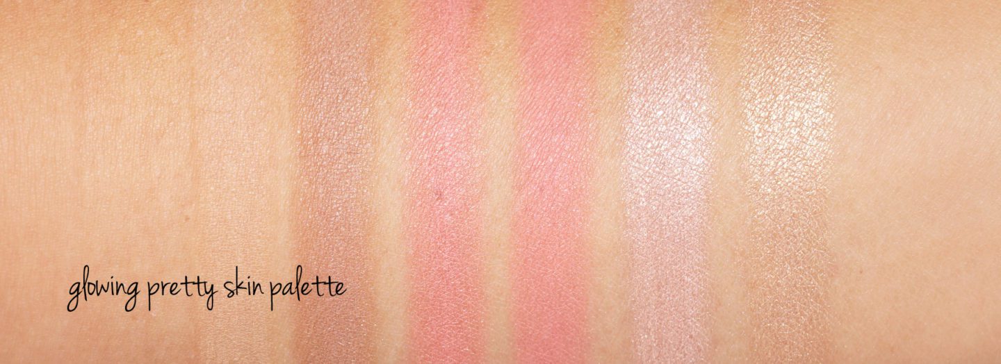 Charlotte Tilbury Glowing Pretty Skin Palette Nordstrom Anniversary 2018 swatches