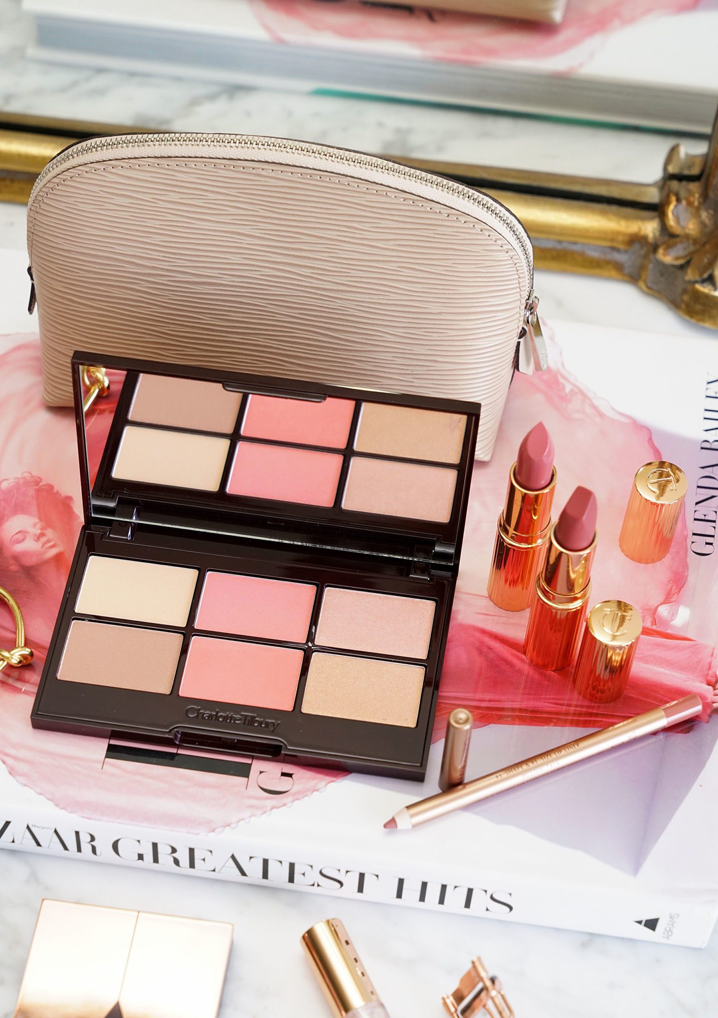 Nordstrom Anniversary Charlotte Tilbury Glowing Pretty Skin Palette and Pretty Pink Lip Set Review