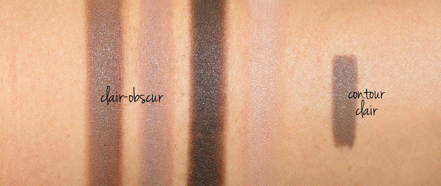 Chanel Les 4 Ombres Clair-Obscur and Stylo Ombre in Contour Clair swatches | Fashion Groom Spot