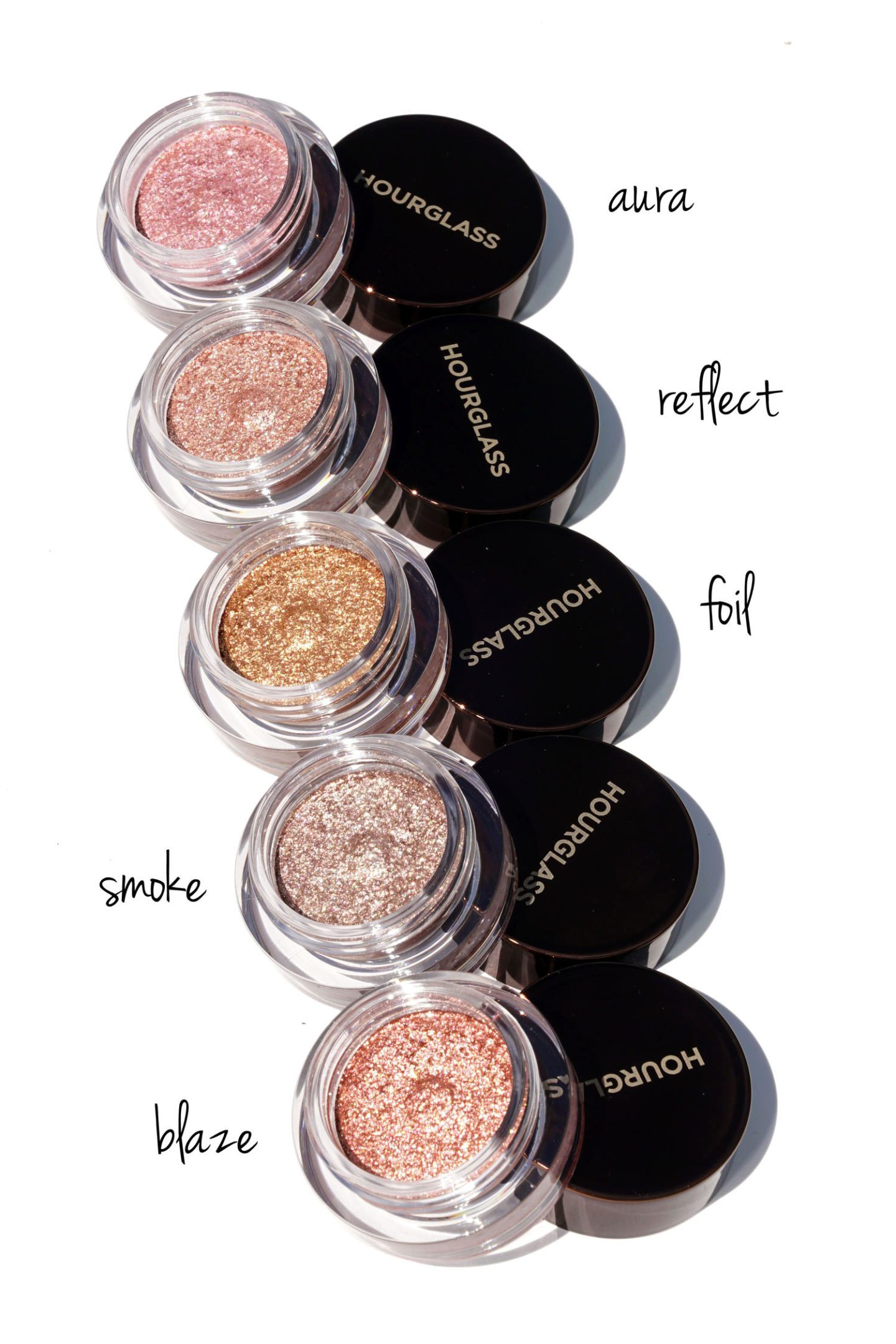 Hourglass Scattered Light Glitter Eyeshadow swatches | Fashion Groom Spot