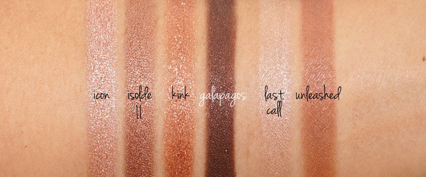 NARS Atomic Blonde Palette swatches | Fashion Groom Spot