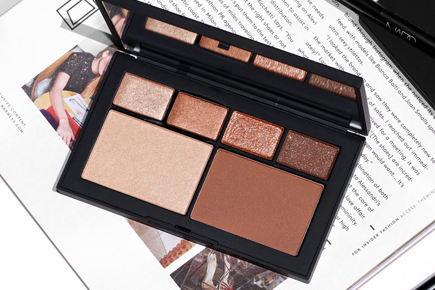 NARS Atomic Blonde Eye + Cheek Palette Review | Fashion Groom Spot