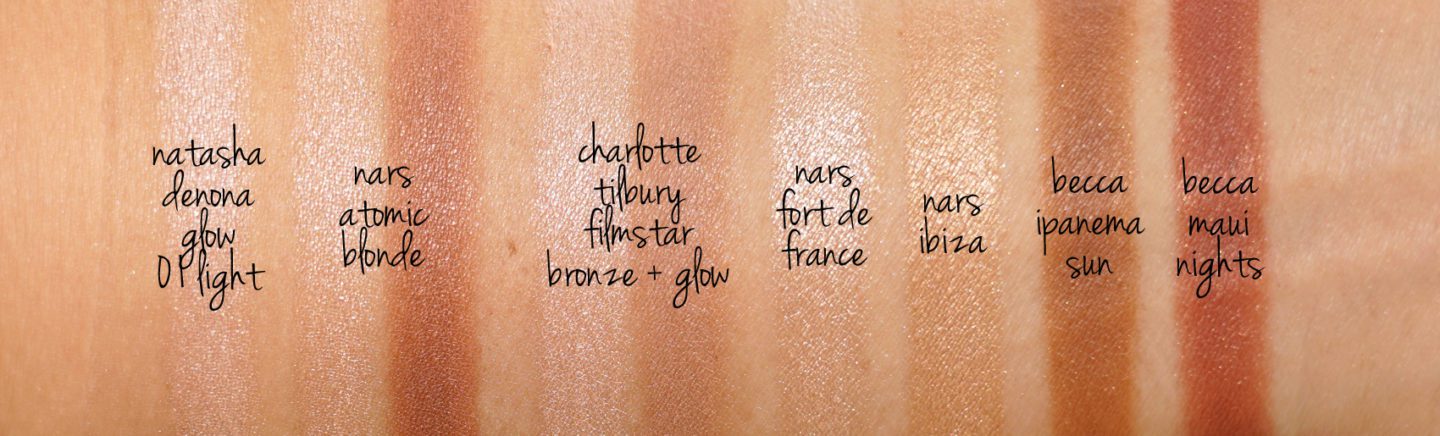 NARS Atomic Blonde Swatch comparisons | Fashion Groom Spot
