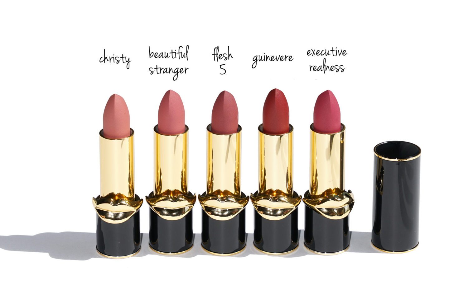 Pat McGrath MatteTrance Christy, Beautiful Stranger, Flesh 5, Guinevere and Executive Realness | Fashion Groom Spot