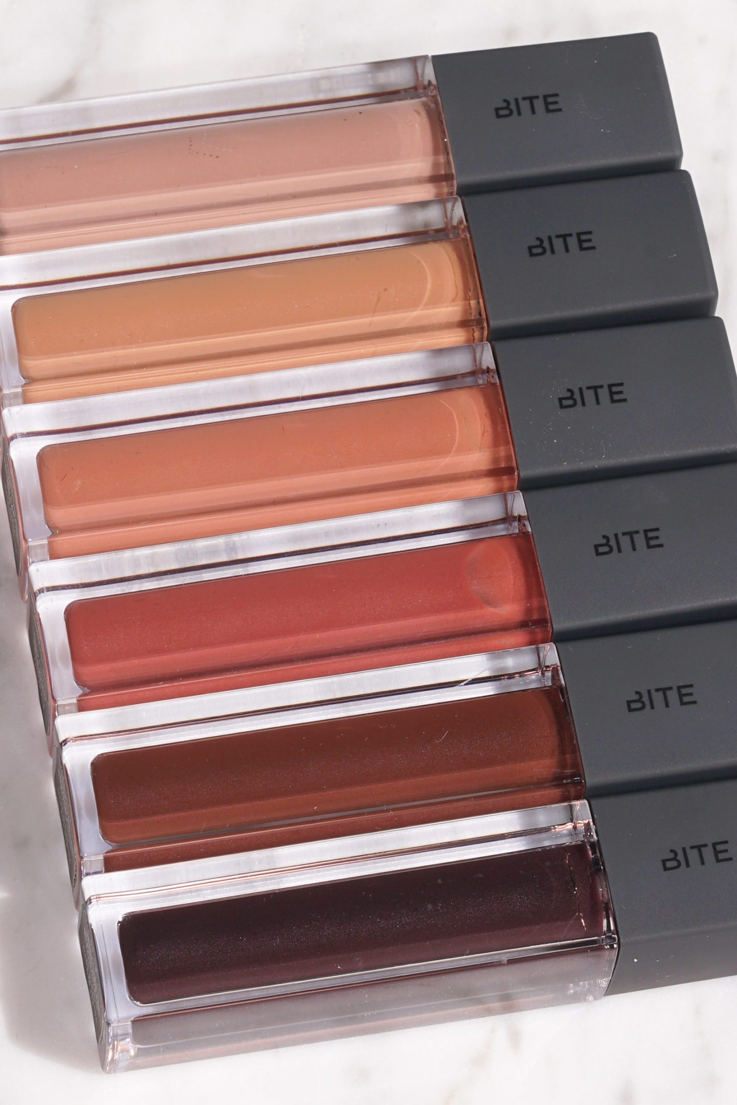 Bite Beauty Flat White, Vanilla Latte, Salted Caramel, Dirty Chai, French Press and Black Coffee