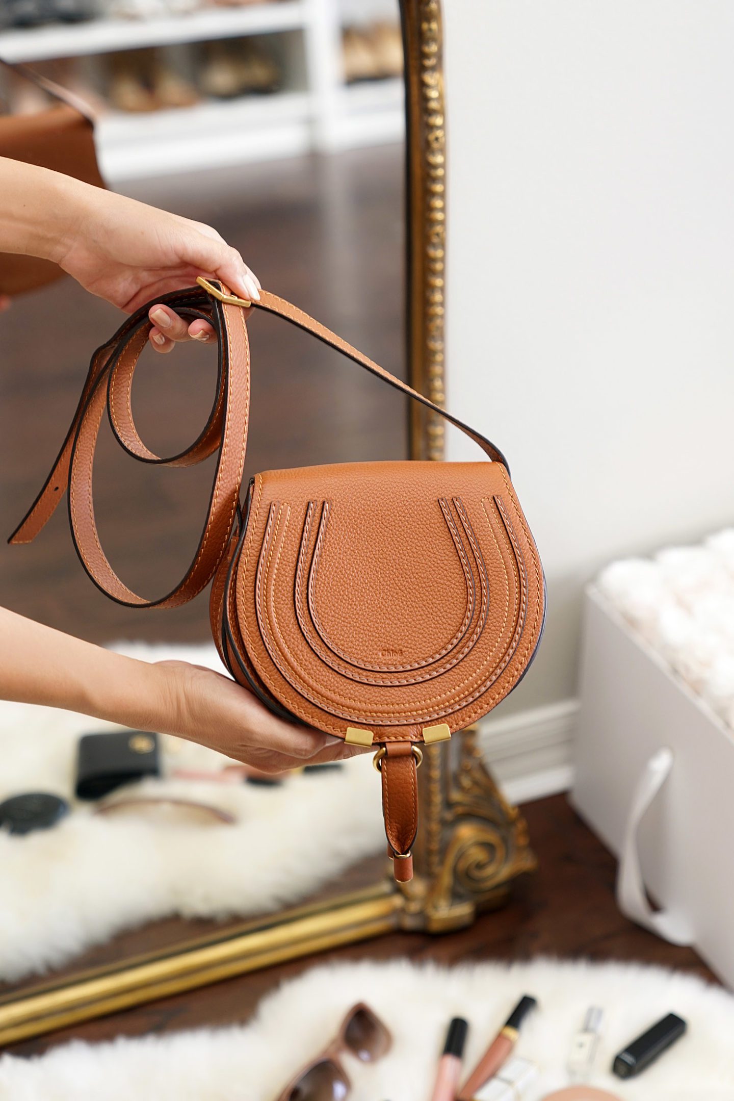 Chloe Mini Marcie Bag Review Tan | Fashion Groom Spot