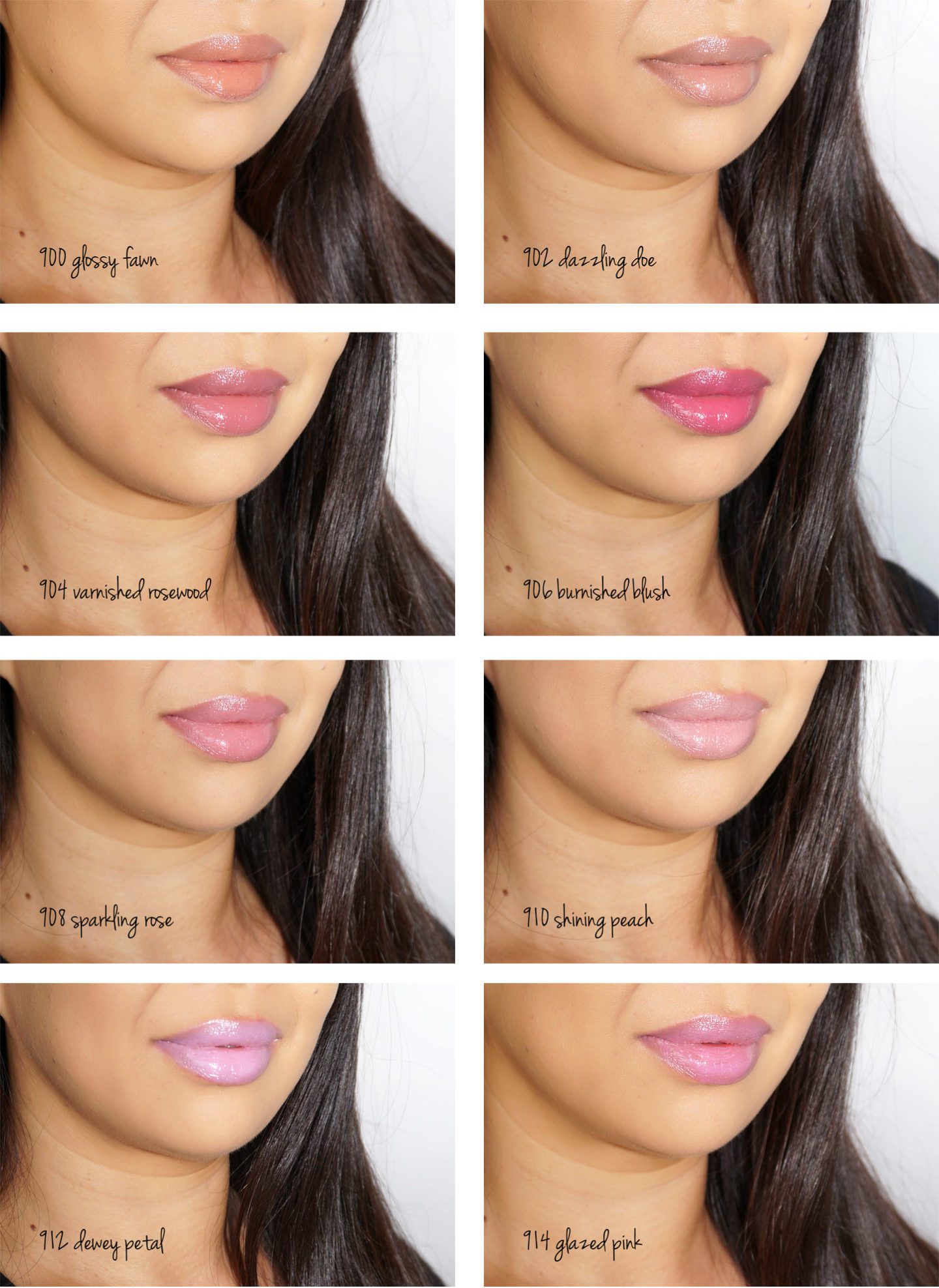 L'Oreal Color Riche Shine Lipstick Swatches Lips