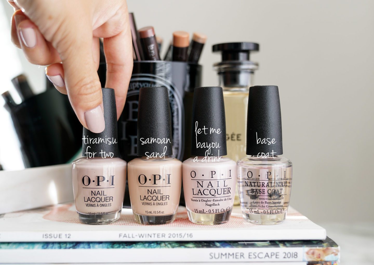 Best OPI Neutrals Tiramisu for Two, Samoan Sand, Let Me Bayou a Drink