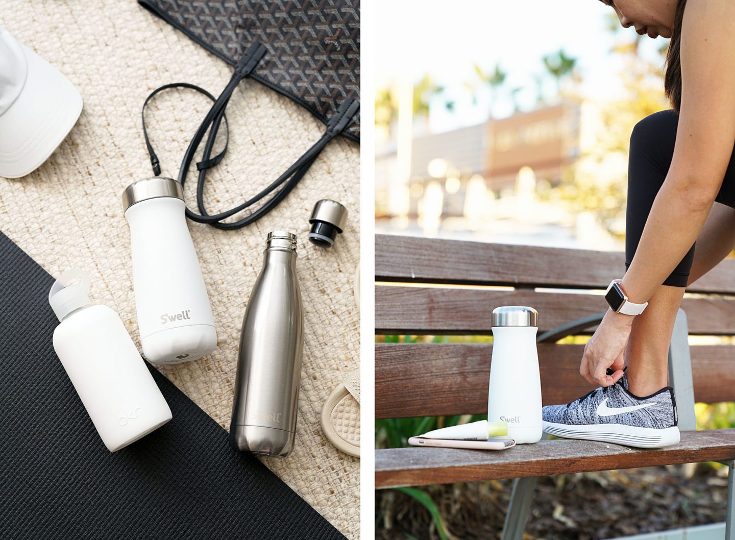 BKR Bottle, S'well Traveler Moonstone and S'well Stainless Steel Water Bottle | Fashion Groom Spot
