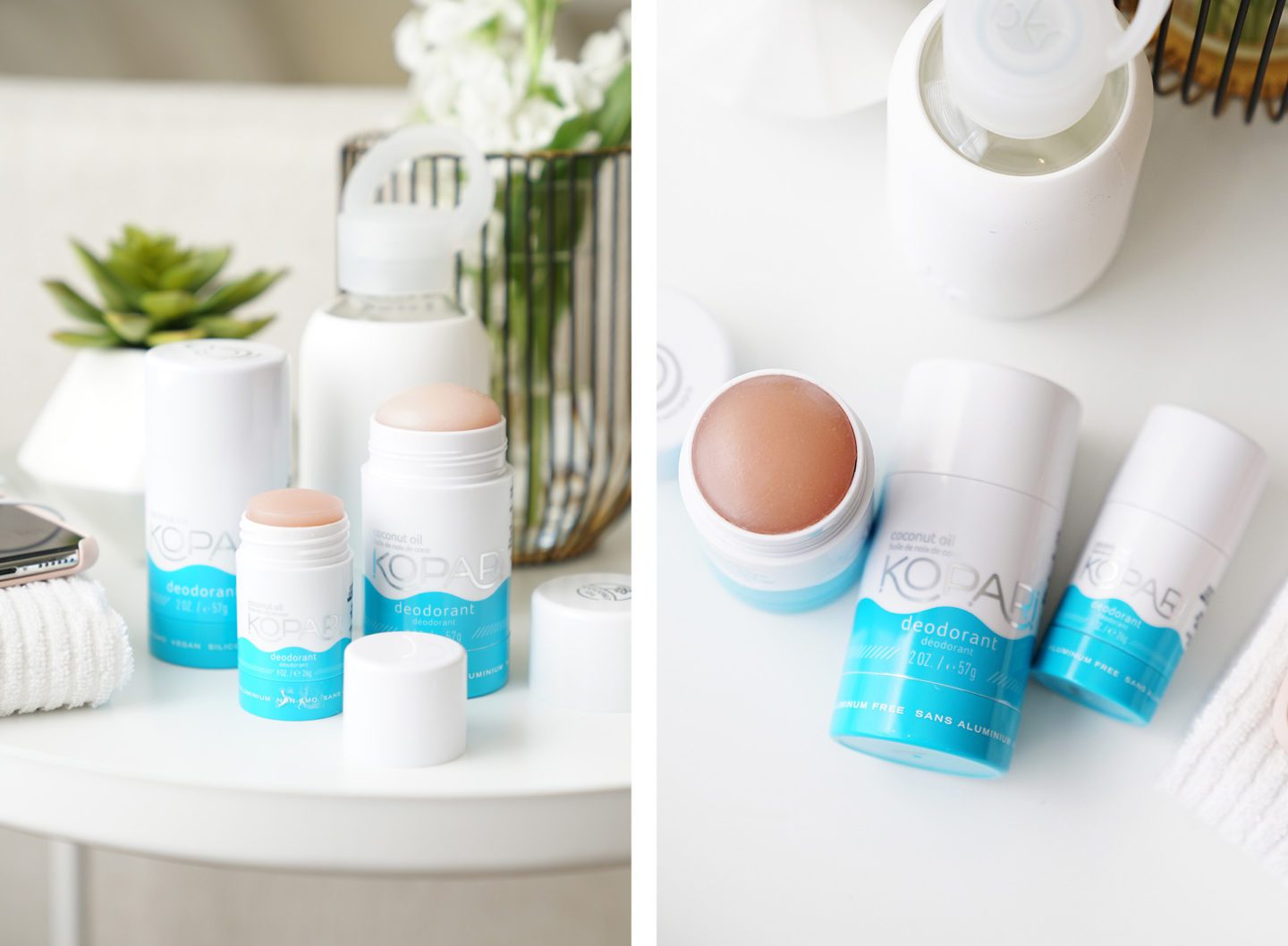 Kopari Coconut Deodorant Full Size vs Mini