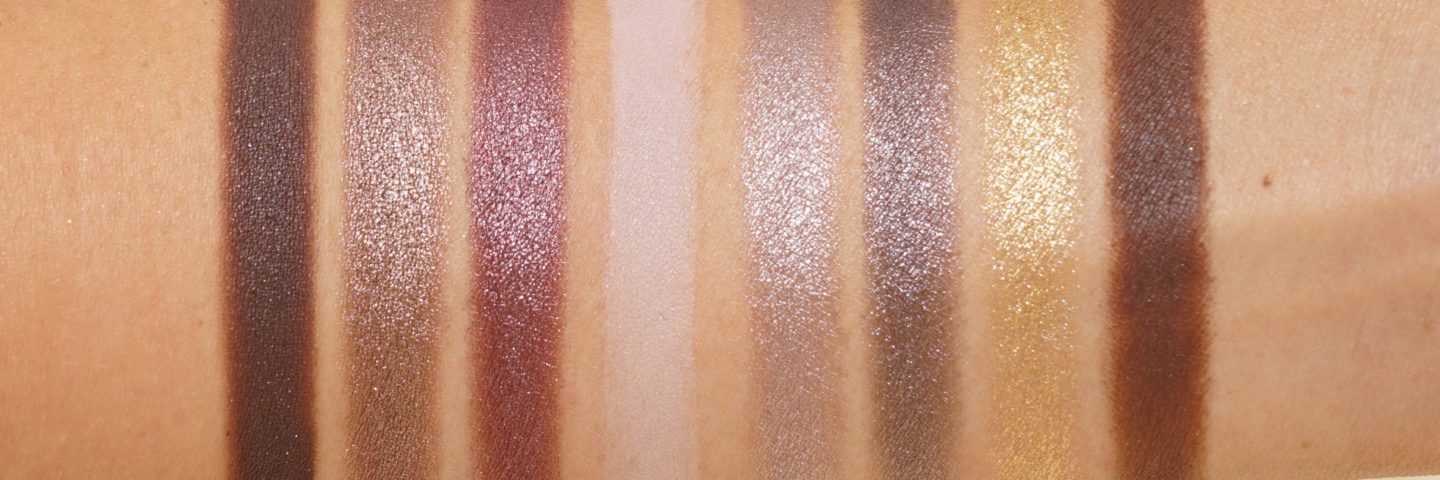 Shu Uemura La Maison du Chocolat Dark Cacao Eyeshadow Palette swatches