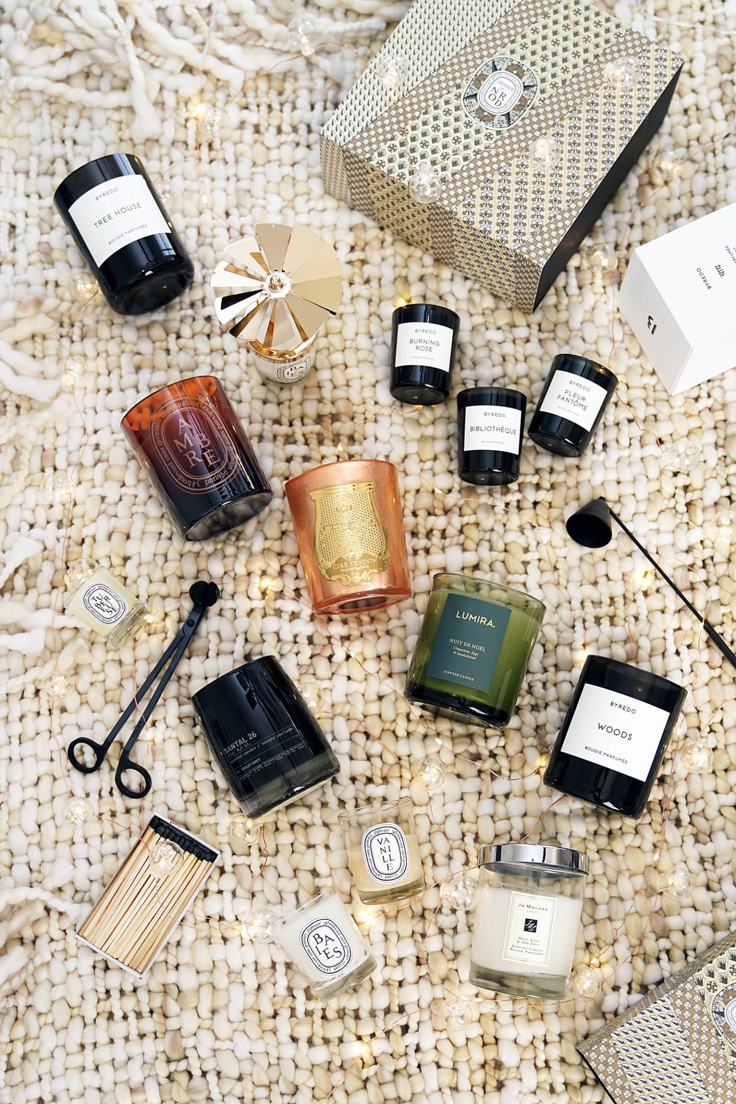 Best Holiday Candles Diptyque, Le Labo, Byredo, Cire Trudon and Lumira | Fashion Groom Spot
