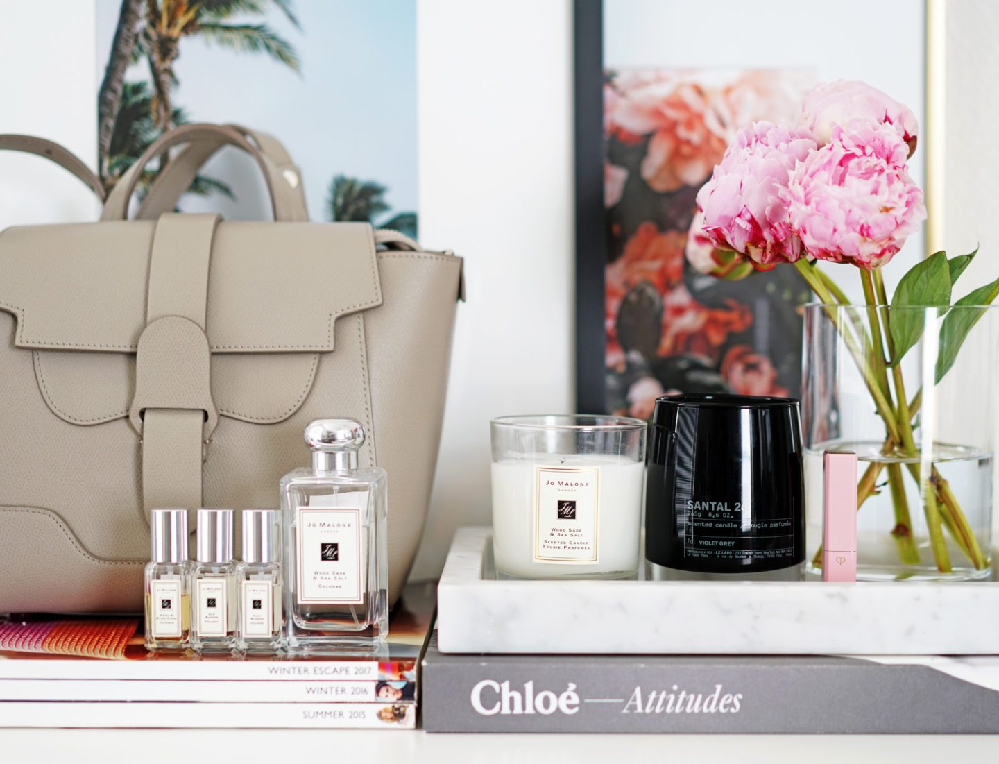 Jo Malone Wood Sage Sea Salt Candle and Le Labo Santal x Violet Grey | Fashion Groom Spot