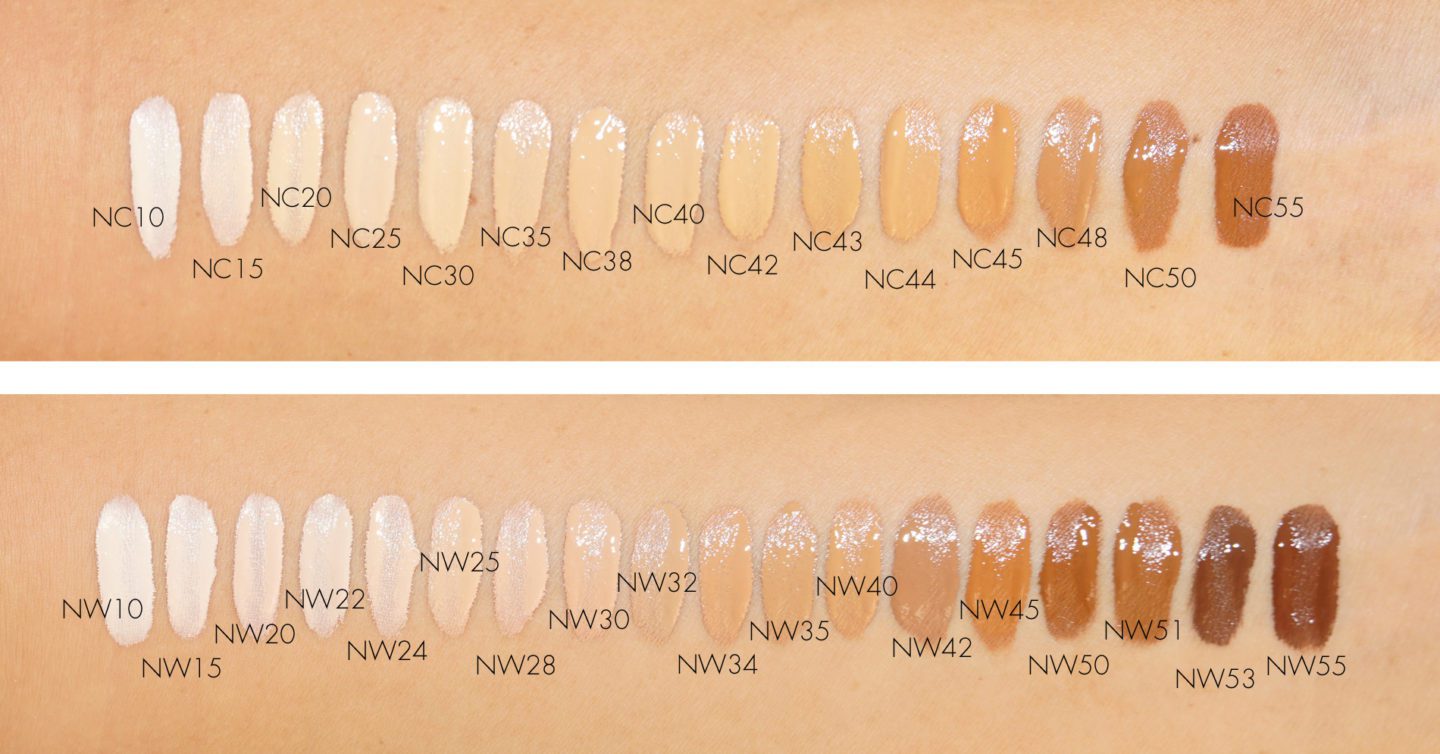 MAC Studio Fix 24-Hour Liquid Concealer swatches