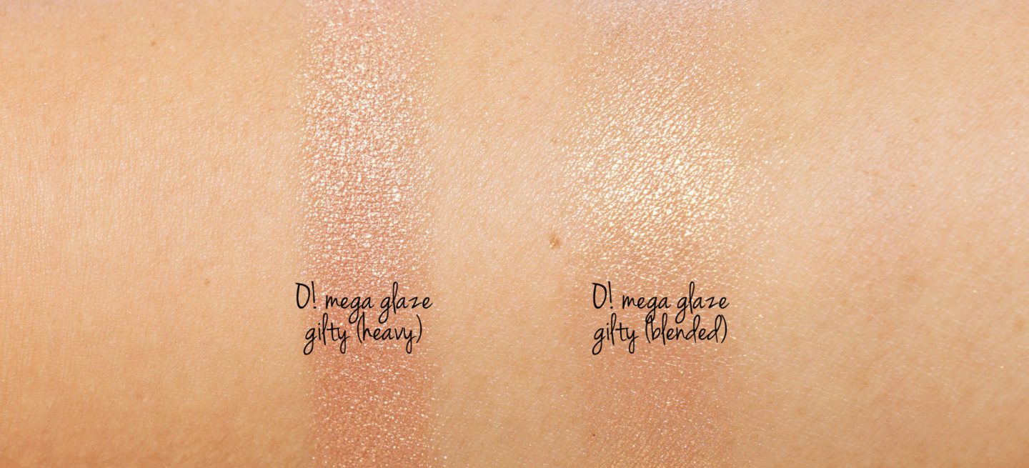 Marc Jacobs OMega Glaze All Over Foil Luminizer Gilty swatches Holiday 2018