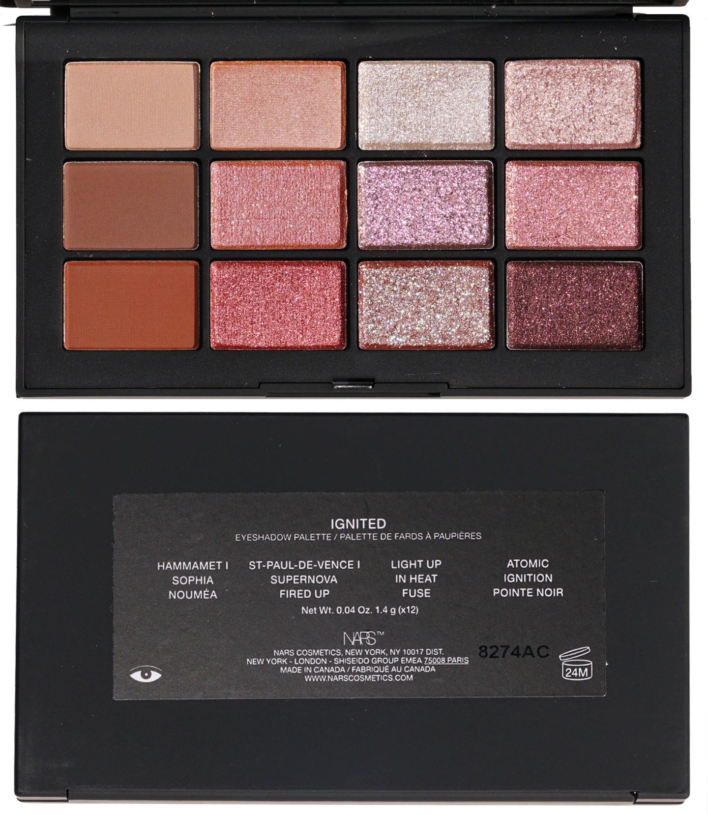 NARS Ignited Eyeshadow Palette review + swatches | Fashion Groom Spot