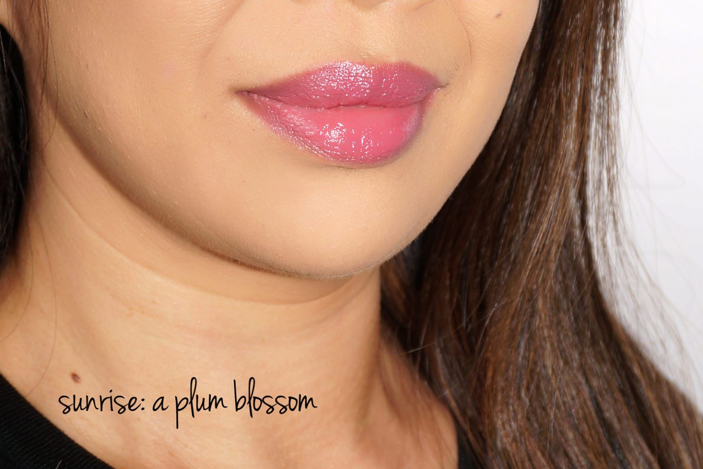 Tatcha Sunrise A Plum Blossom Lipstick Swatch