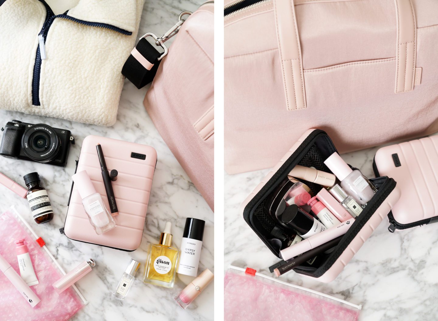 Away Mini Suitcase Millenial Pink Review | Fashion Groom Spot