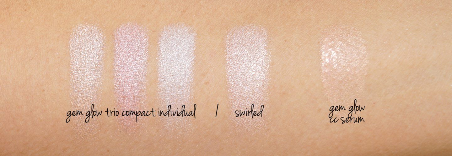 By Terry Gem Glow Highlighter Trio Compact swatches