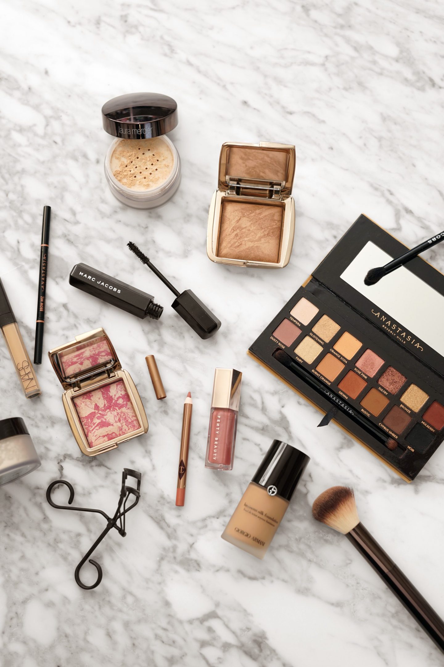 Soft Glam Glowy Makeup with Anastasia Soft Glam, Hourglass Ambient Lighting Bronzer, Fenty Gloss Bomb Fussy | Fashion Groom Spot