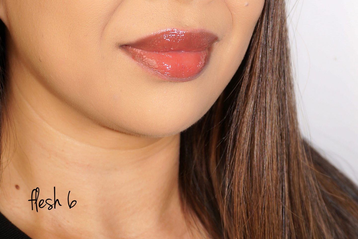 Pat McGrath LUST Gloss Flesh 6 swatch | Fashion Groom Spot
