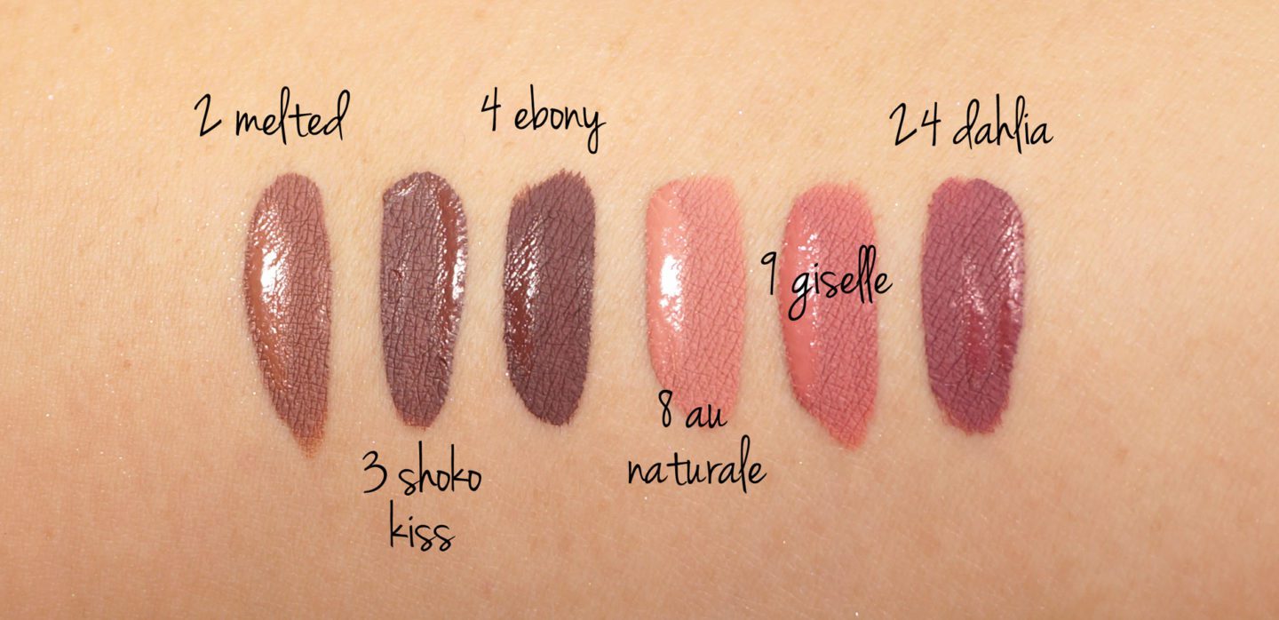 Natasha Denona Mark Your Liquid Lips Matte Liquid Lipstick swatches