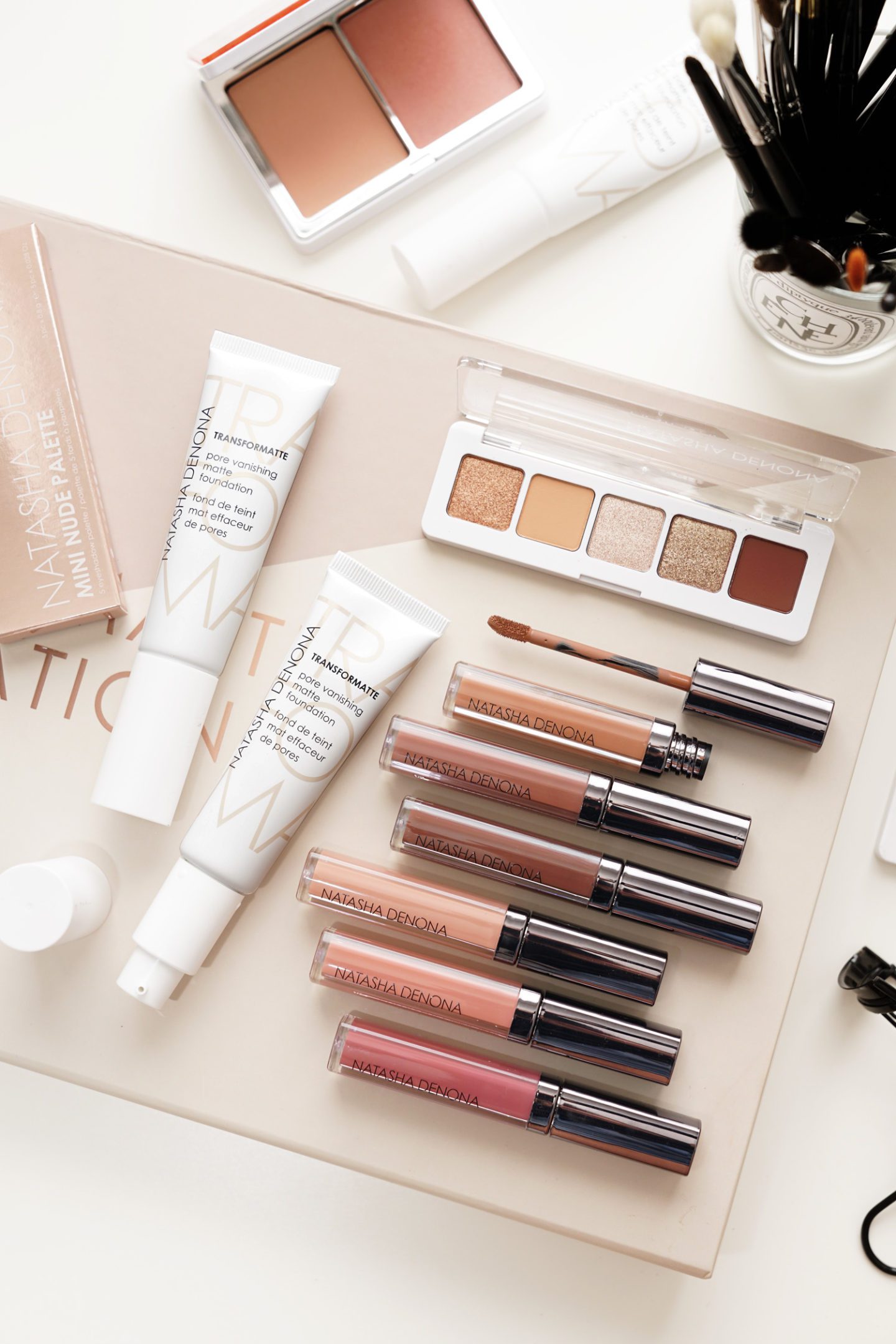 Natasha Denona Transformatte Foundation, Mini Nude Palette, Matte Liquid Lipstick Review
