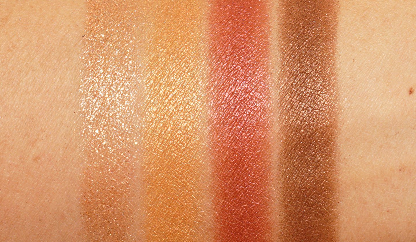Tom Ford Leopard Sun Eyeshadow Quad swatches | Fashion Groom Spot