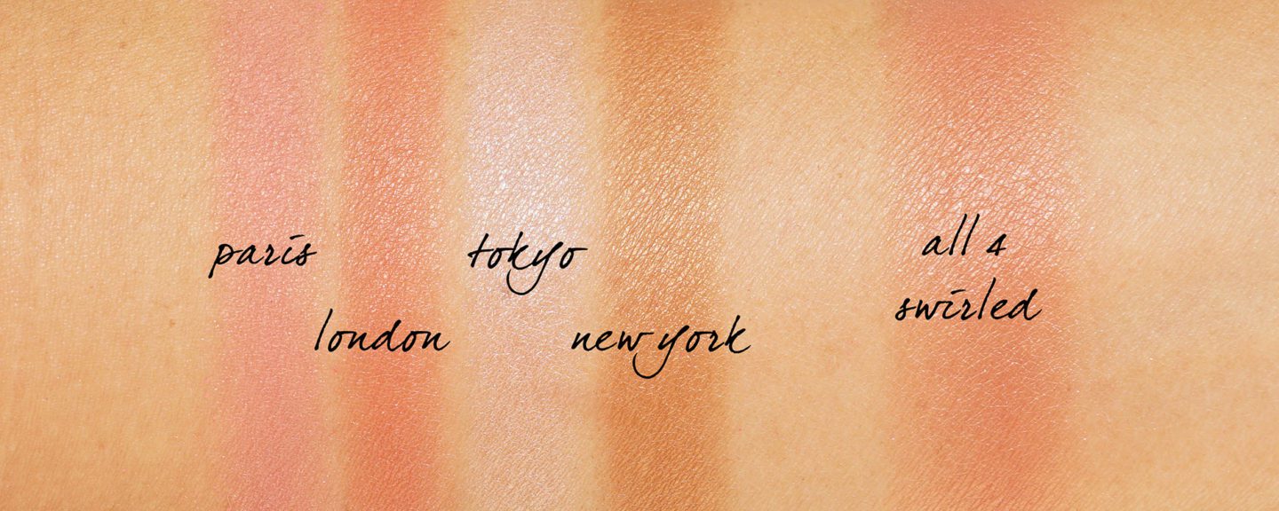 Chanel Voyage de Chanel Face Palette swatches via Fashion Groom Spot 