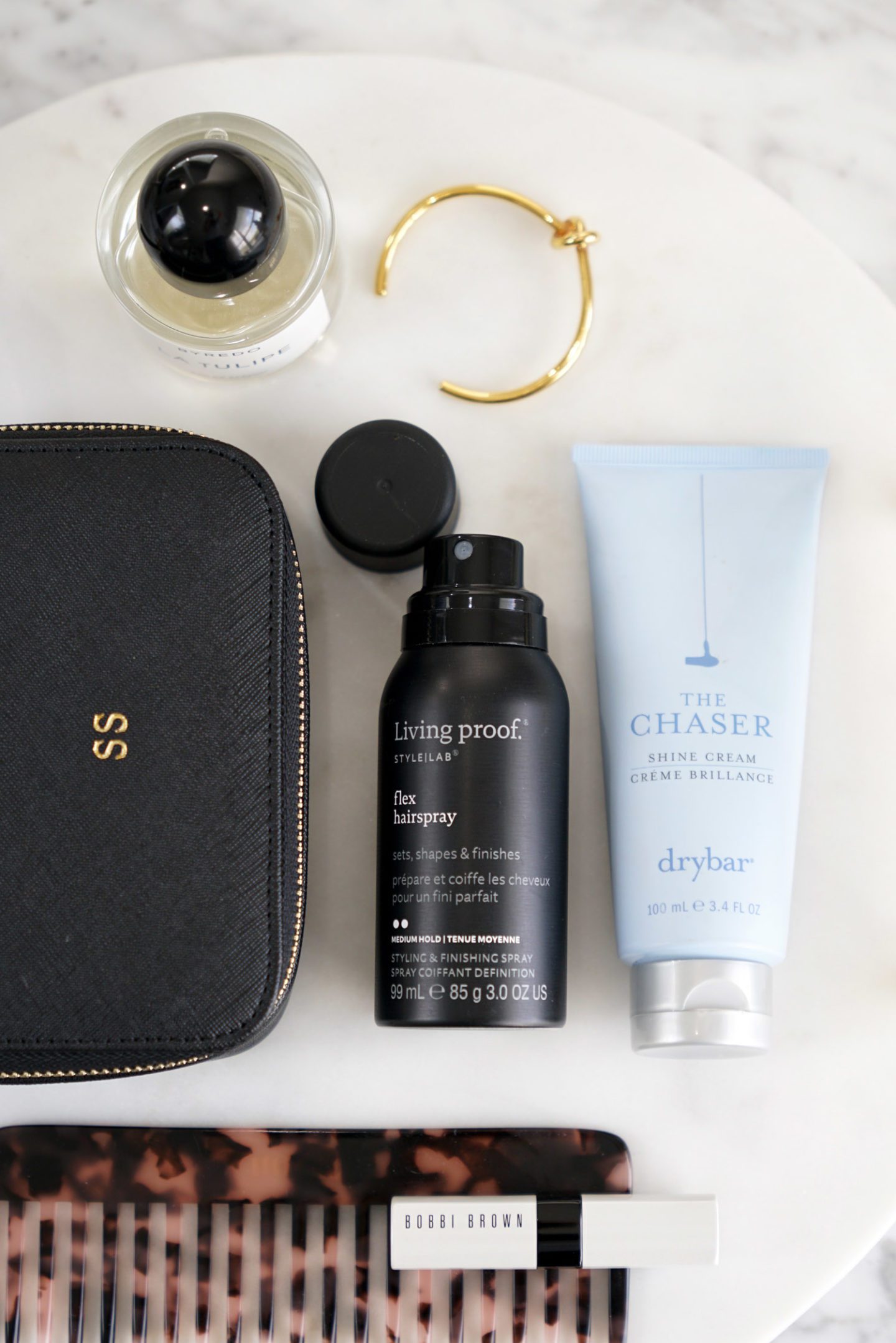 Living Proof Flexible Hairspray and Drybar The Chaser