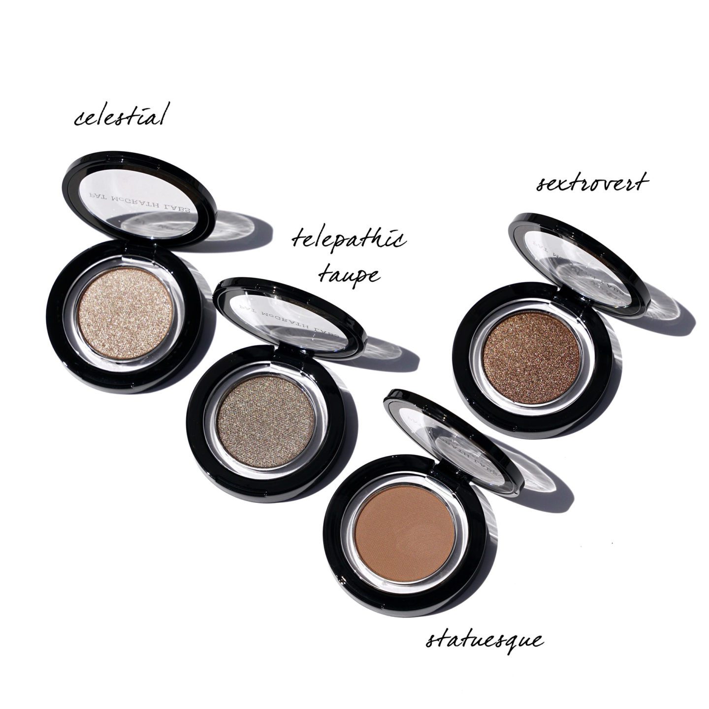Pat McGrath EYEdols Celestial, Telepathic Taupe, Statuesque and Sextrovert review