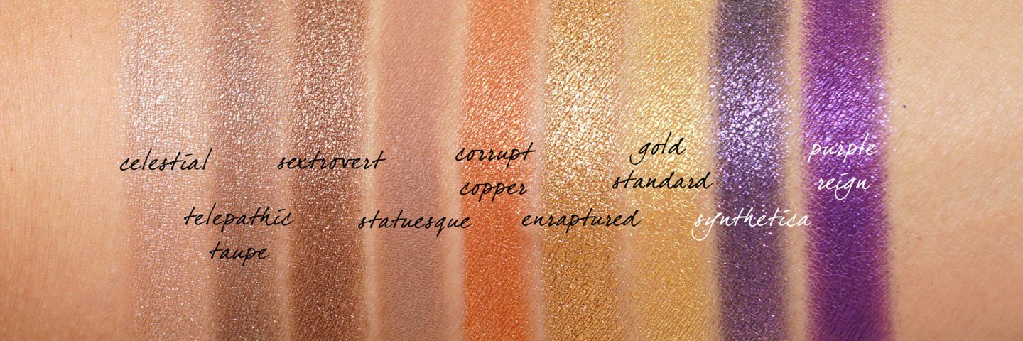 Pat McGrath EYEdols eyeshadow swatches