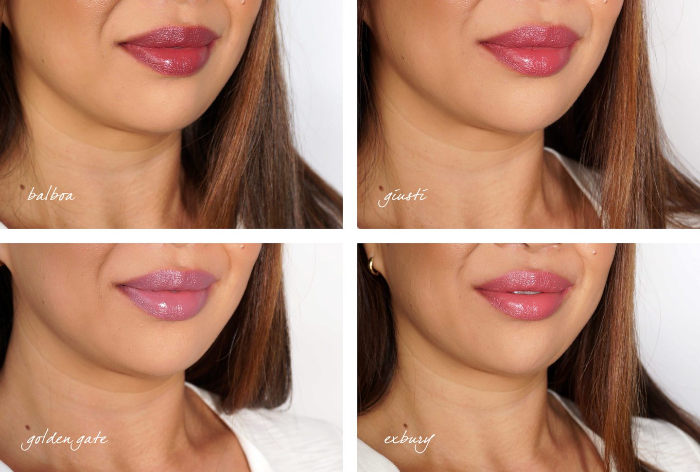 NARS Summer Satin Lip Pencil lip swatches