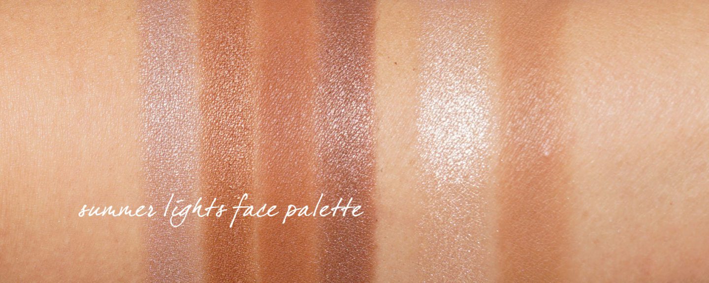 NARS Summer Lights Face Palette swatches