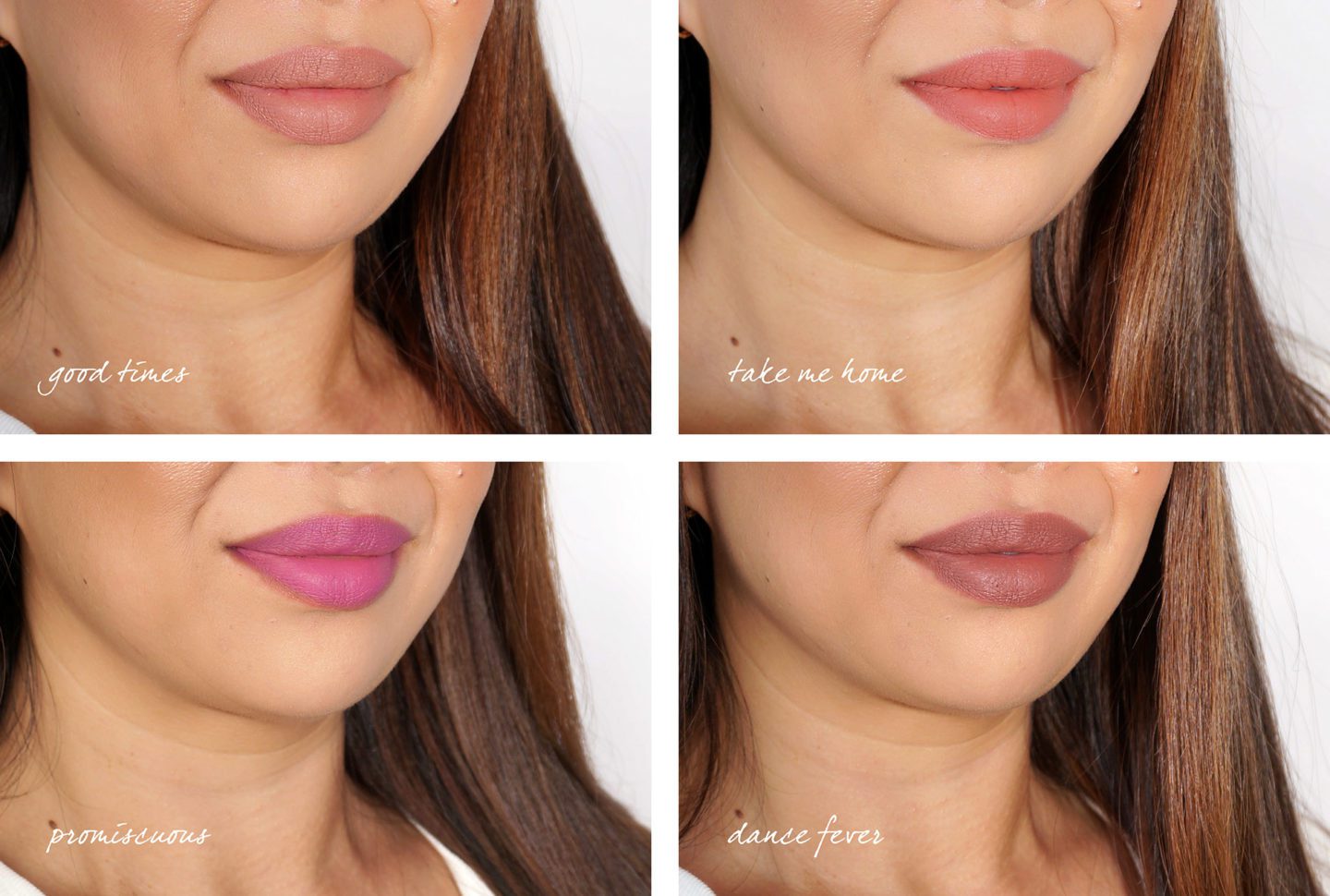 NARS Summer Velvet Matte Lip Pencils swatches