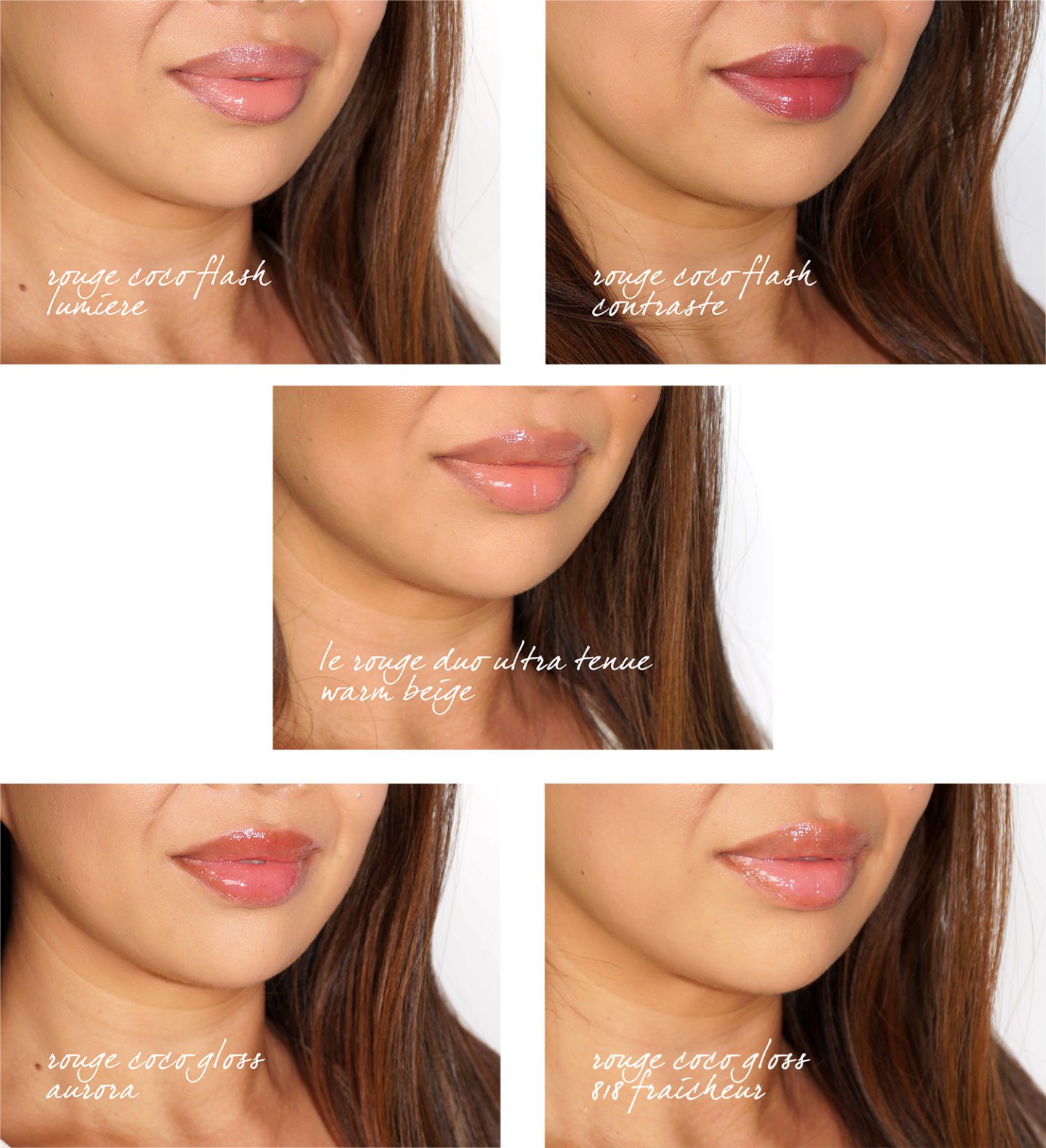 Chanel Cruise 2019 Beauty Lips Rouge Coco Flash and Gloss swatches | Fashion Groom Spot