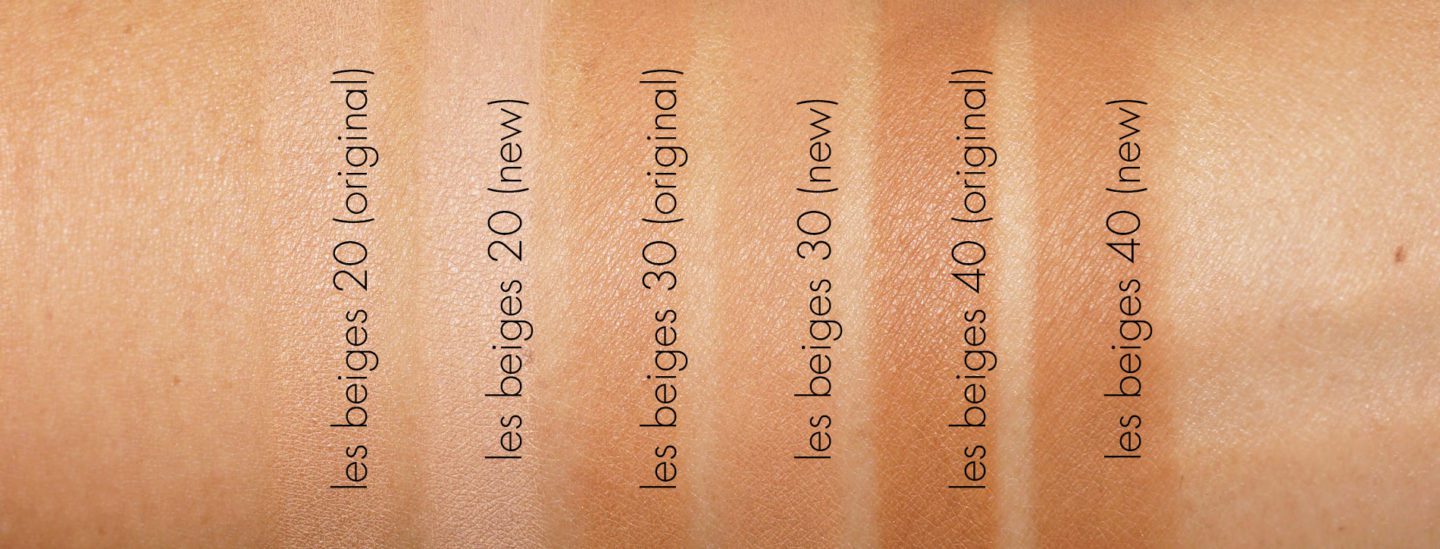 Chanel Les Beiges Healthy Glow Powder swatches