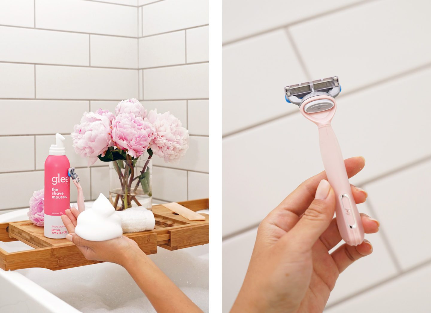 Walmart Joy Razor Shaving Mousse and Pink Razor