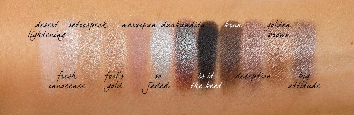 MAC Electric Wonder Eyeshadow Desert Lightning Palette swatches | Fashion Groom Spot
